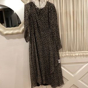 Brand new w tags from Macy’s. Tommy Hilfiger. Long dress. sheer long sleeves.